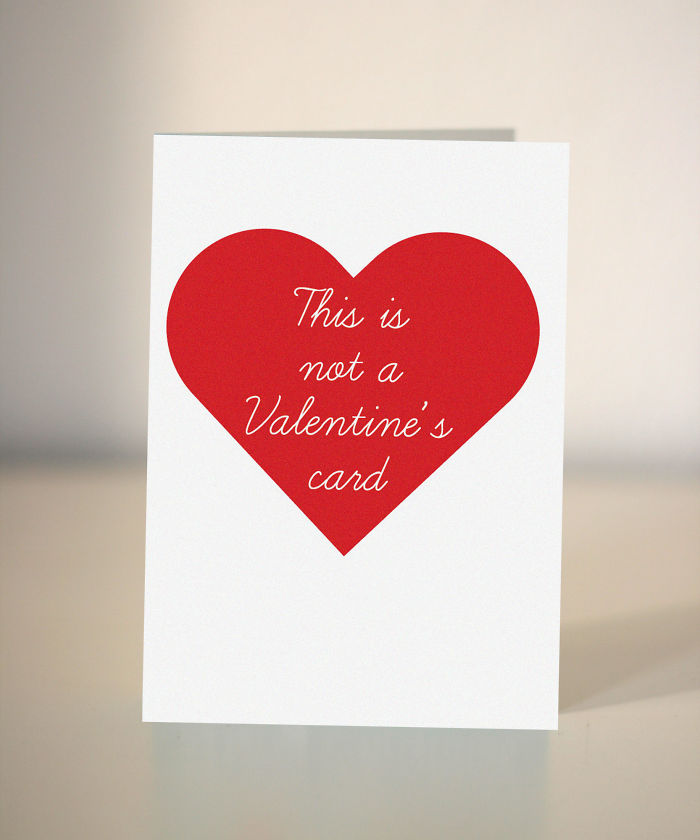 Anti - Valentine's Card - This Is Not A Valentine