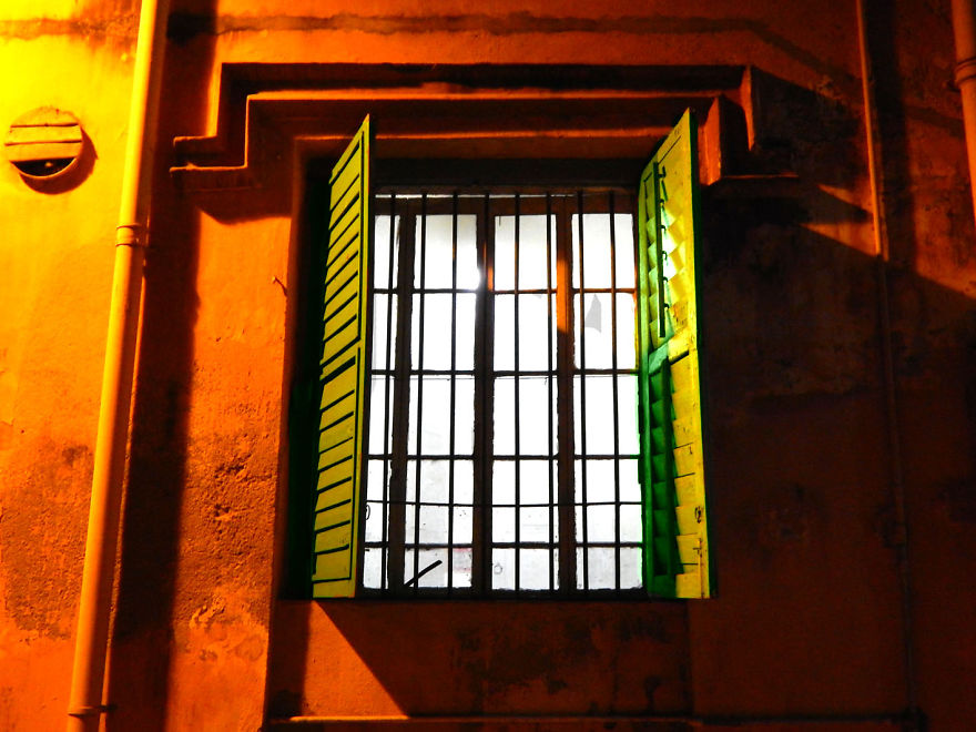 Doors & Windows Under The Street Lights In I I E S T-howrah, India.