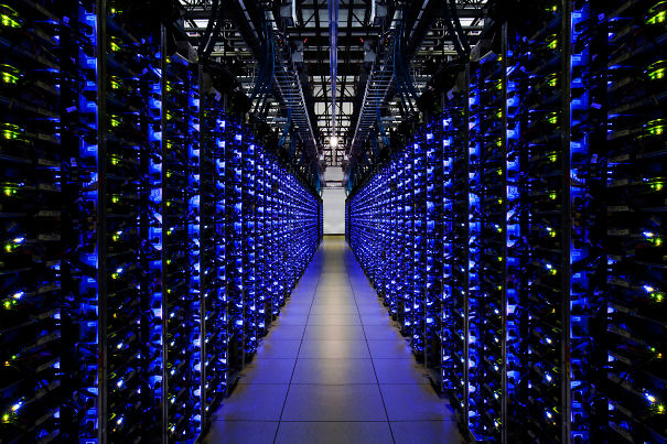 Data Centers Are Always Really Tidy. Google Data Center, Douglas County, Ga, Usa