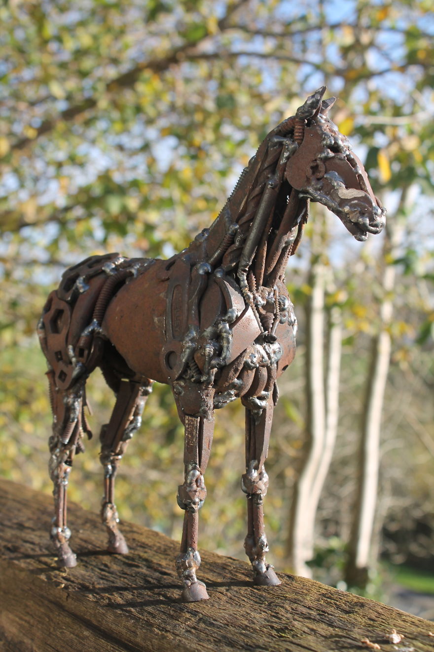 Scrap Metal Thoroughbred Horse