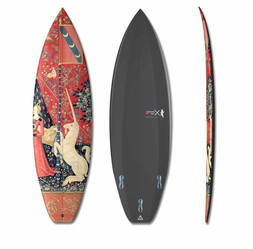 Classic Art Surfboards Triptych By Boom-art