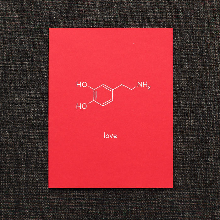 Chemistry Love Card By Handmade Srovena