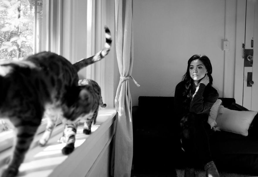 My Photos Of Me Slowly Becoming A Crazy Cat Lady