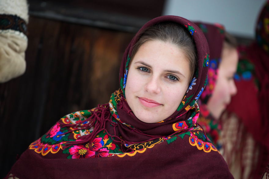 Girl From Bucovina-romania