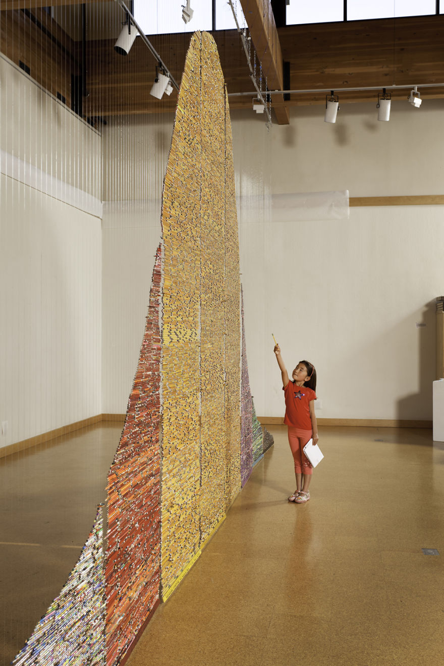I Received Thousands of Pencils From Around The World And Spent 5 Years Building This Installation