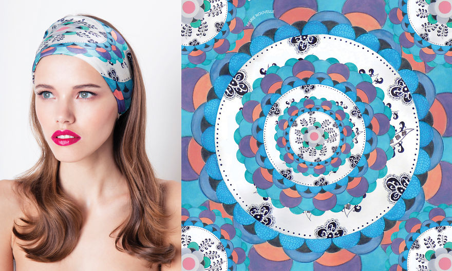 Scarves That Embody The Artist's Emotions
