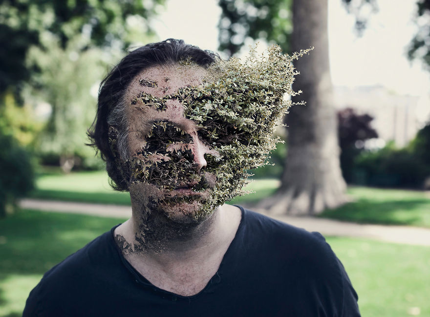 Treebeard: Portraits Of My Friends With Plants Growing From Their Heads