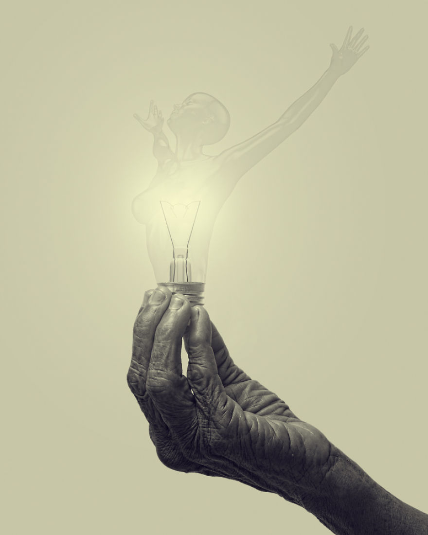 Women Lighting Life: My Creative Light Bulb Illustrations
