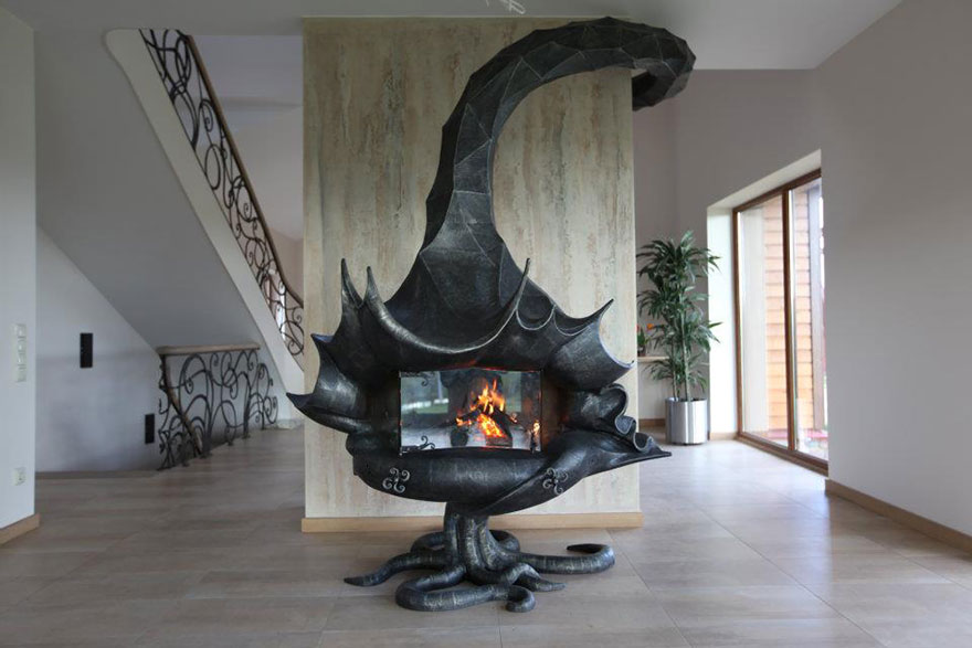 Fireplace From The Depths Of The Sea