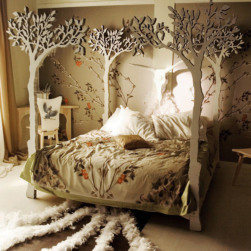Under The Apple Tree Canopy Bed