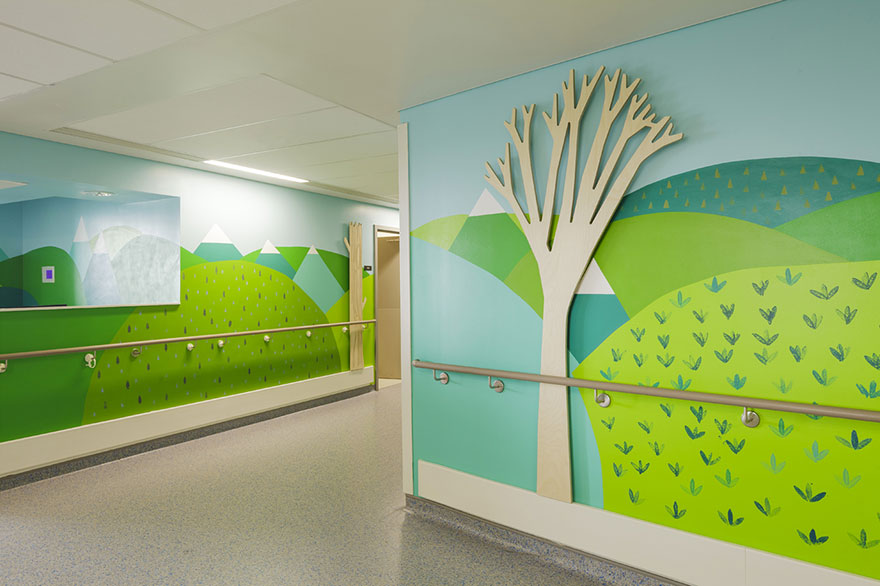 15 Artists Collaborate To Make London Children’s Hospital Cozier For Kids
