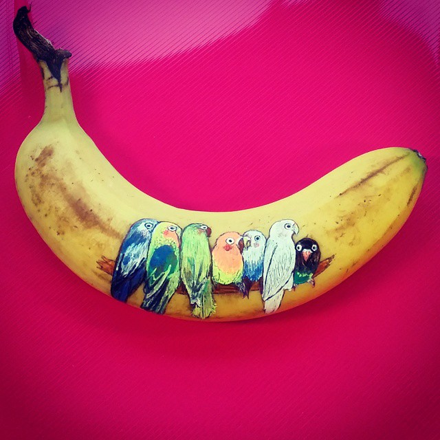 I Eat A Lot Of Bananas And Draw On Them Too