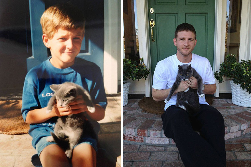 Just Me And My Cat... 17 Years Later