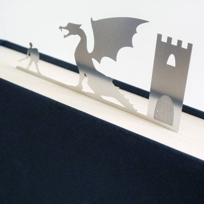 Dragon And A Knight Bookmark