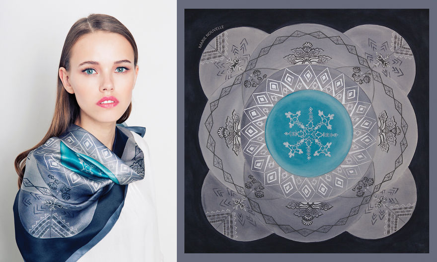 Scarves That Embody The Artist's Emotions