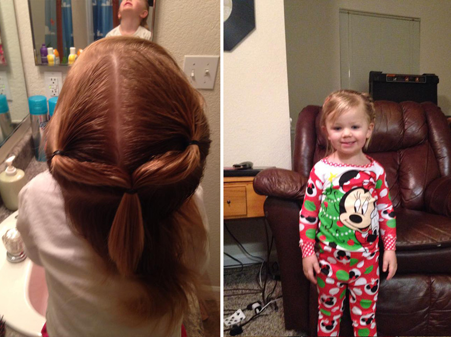 Single Dad Couldn't Do His Daughter's Hair, So He Went To Beauty School