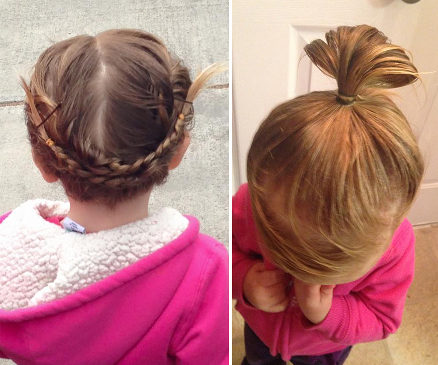 Single Dad Couldn't Do His Daughter's Hair, So He Went To Beauty School