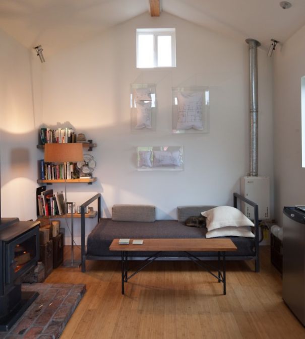 Artist Turns Old Garage Into Mini Dream Home