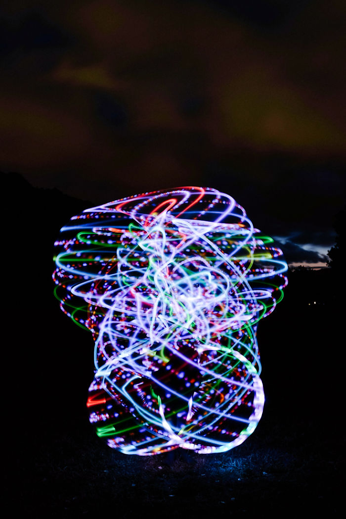 7+ Creative Light Painting Pictures That Will Change The Way You See Hula Hoop