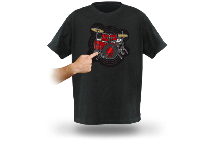 Creative t shirt design - Electronic Drum Kit T-shirt, band t-shirts, music t-shirts, music tees
