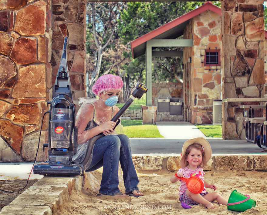 Funny Photo Series Shows Chaotic Life Of A Stay-At-Home Mother
