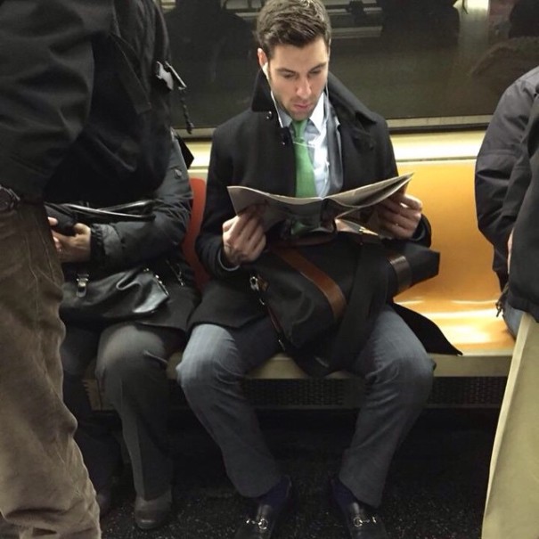 'Hot Dudes Reading' Books On Trains Is The Hottest Instagram Right Now