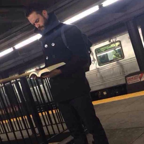 'Hot Dudes Reading' Books On Trains Is The Hottest Instagram Right Now