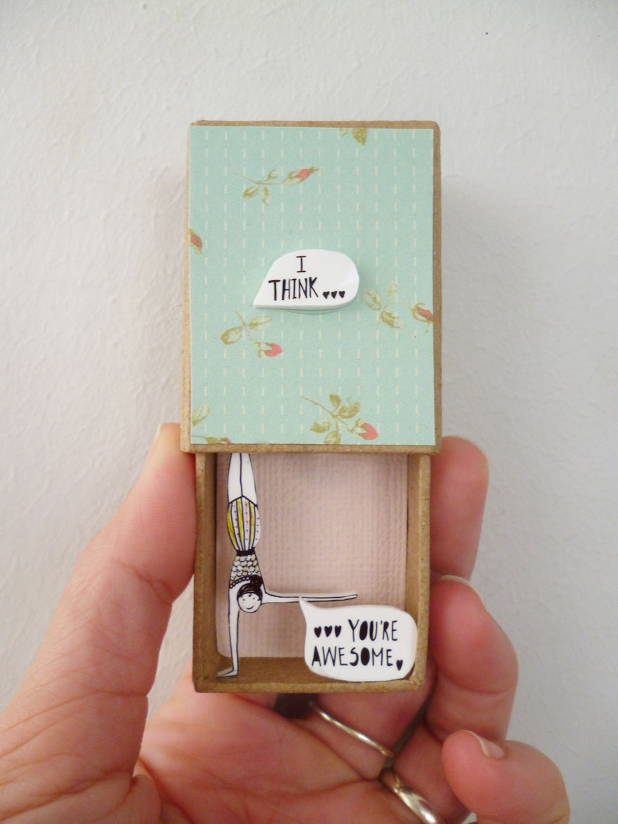 Diorama Message Matchbox