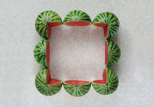 The Way These Watermelons Are Cut
