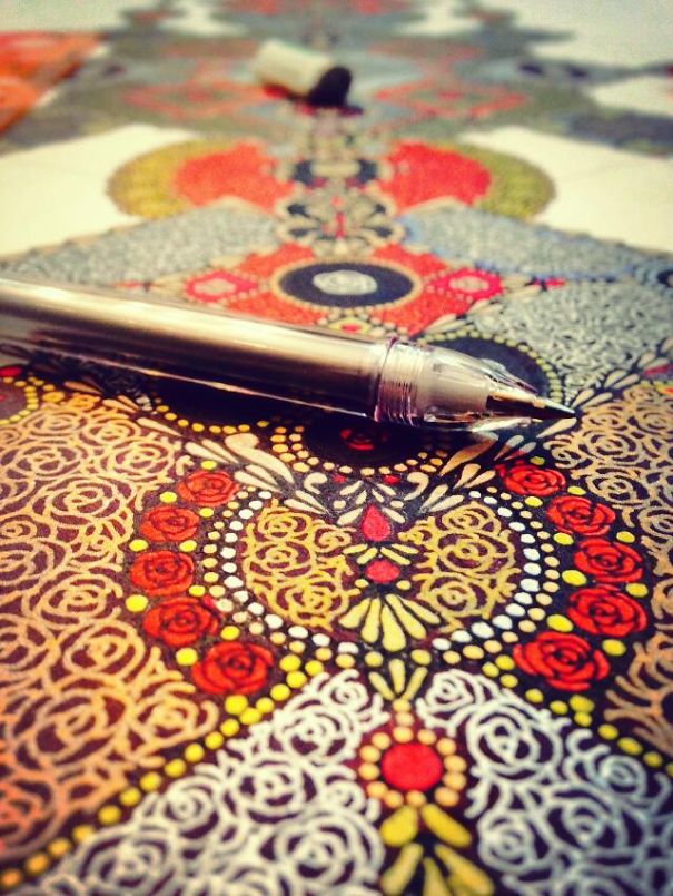 Young Artist,19, Spends Months Creating Extremely Detailed Victorian Inspired Pen Drawings