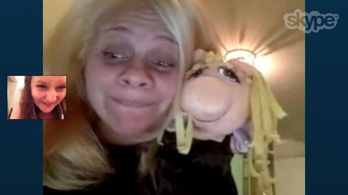 Me And Miss Piggy .... Almost Twins :)))))