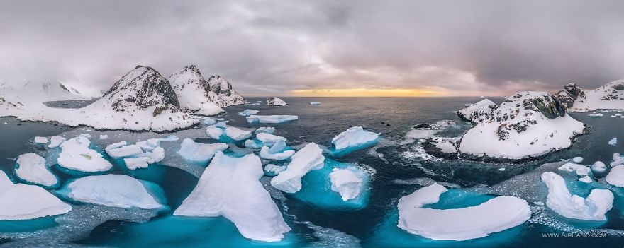 Cold Yet Beautiful Photos Of Antarctica Taken By AirPano