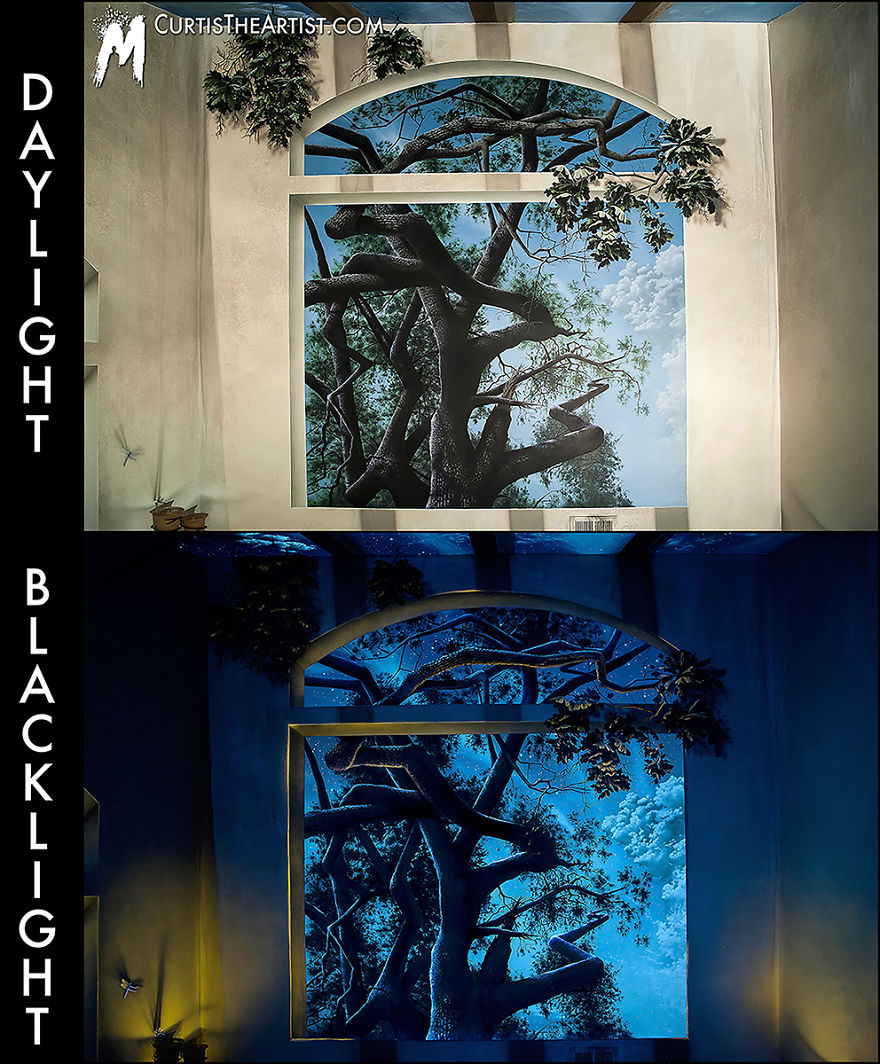Black Light/ Invisible Black Light Murals And Uv Art