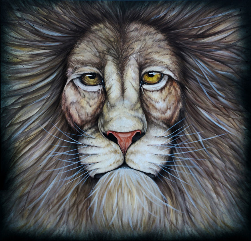 My Drawings And Paintings Of Lions