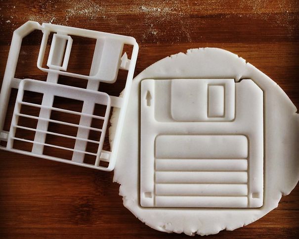 Classic Retro Floppy Disk Cookie Cutter By Made3d