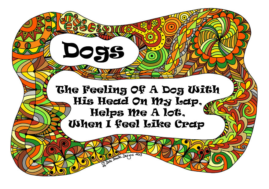 I Draw Doodles & Turn Them Into Wall Art & Usable Art