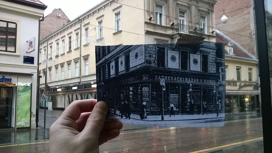 I Combined Historical Croatian Photos With The Places Where They Were Taken Of