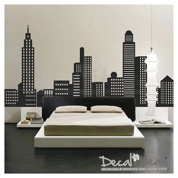Instantly Give A Super Hero Fan's Room A Stylish Gotham City View