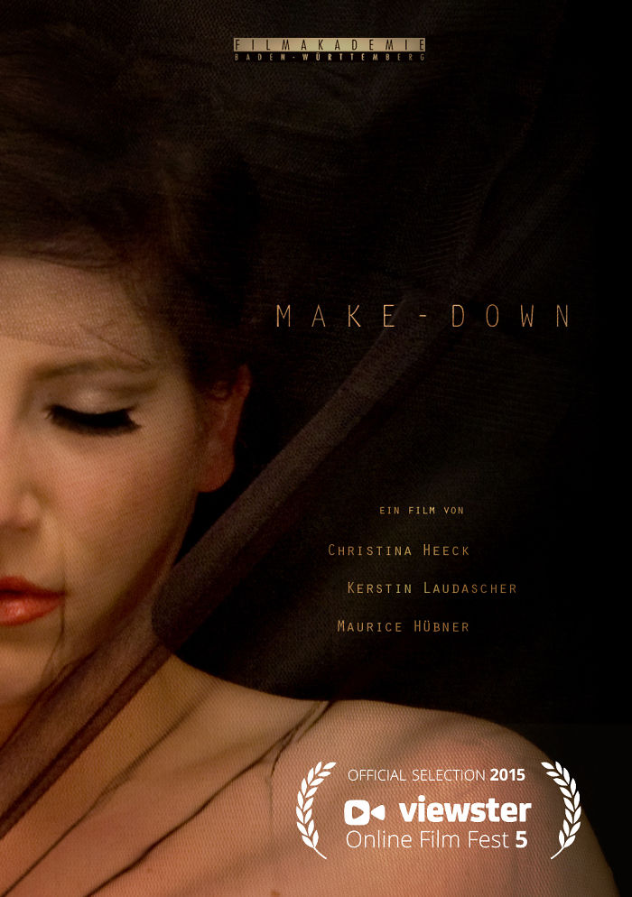 Animated Make-up. Stop Motion Film Make-down