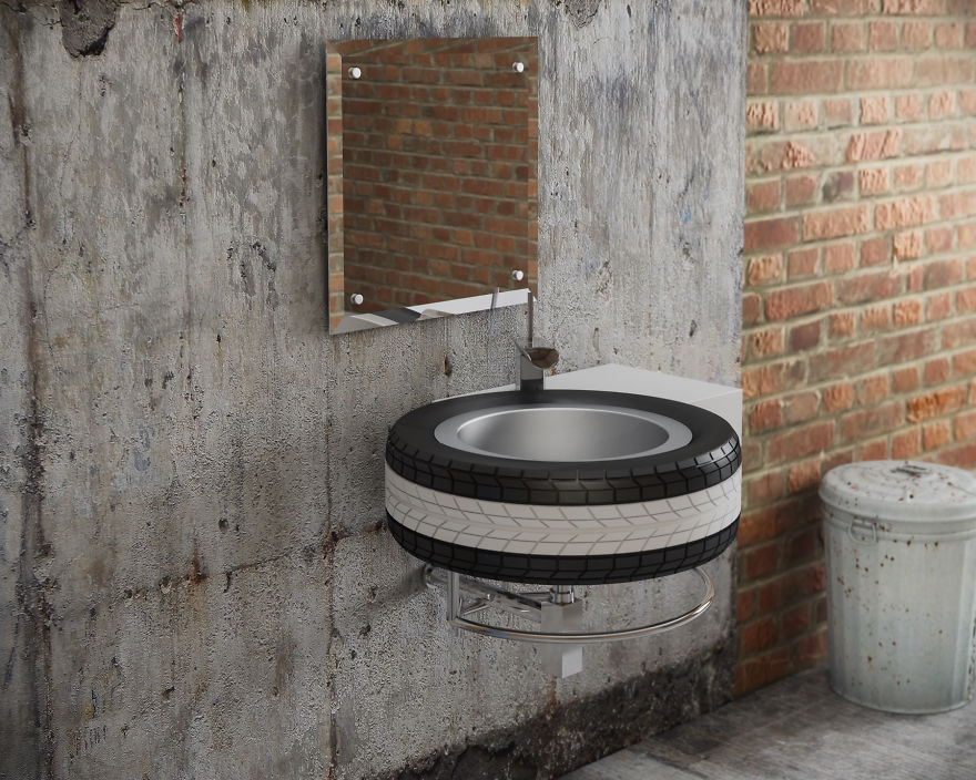 Mac Wheel Wash Basin For Bathrooms &amp; Garage