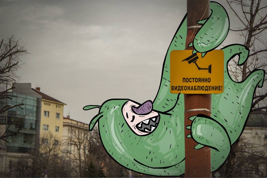 Lazy Monsters Take Over Sofia, Bulgaria