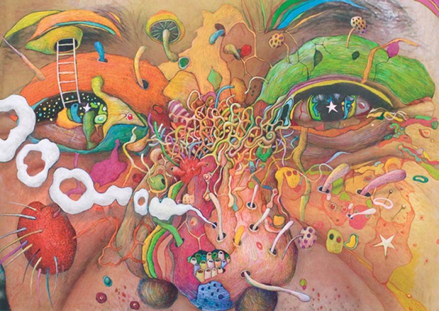 The Strange Drawing Drawn By A Portrait
