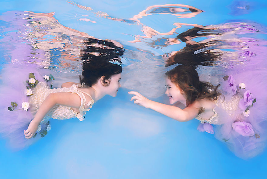 Underwater Photographer Brings A Touch Of Surrealism To Children Portraits