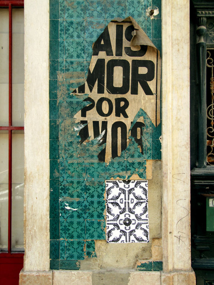 Apposition - Urban Art Intervention By Fábio Carvalho | Lisbon - Portugal