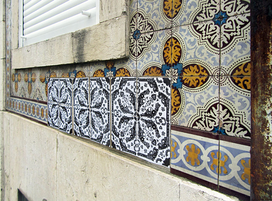 Apposition - Urban Art Intervention By Fábio Carvalho | Lisbon - Portugal
