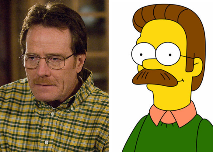 Walter White Looks Like Ned Flanders