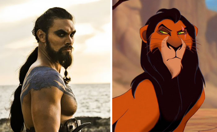 Khal Drogo Looks Like Scar