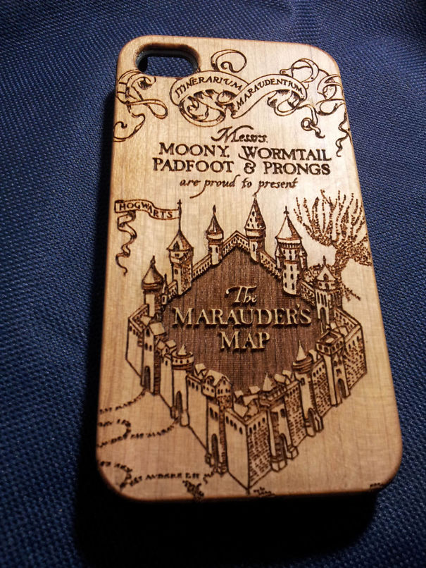 Harry Potter Wooden Phone Case