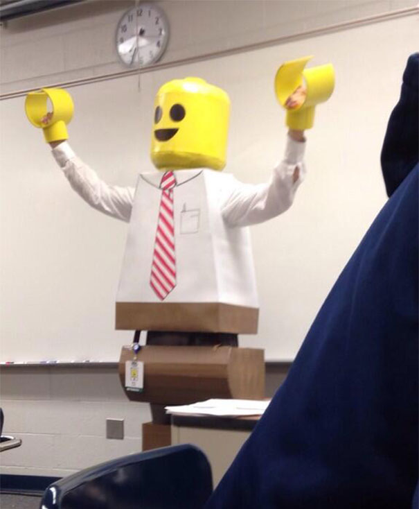 Teacher's Fantastic LEGO Costume