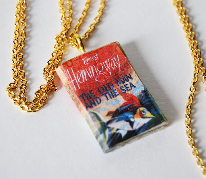 Custom Made Necklace Of Your Favorite Book